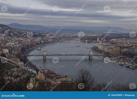 Danube River Scenery of Budapest Editorial Stock Image - Image of ...