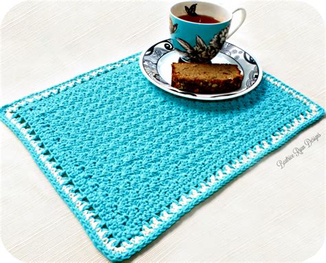 Tea Time Placemat... Free Crochet Pattern!! - ............Beatrice Ryan ...