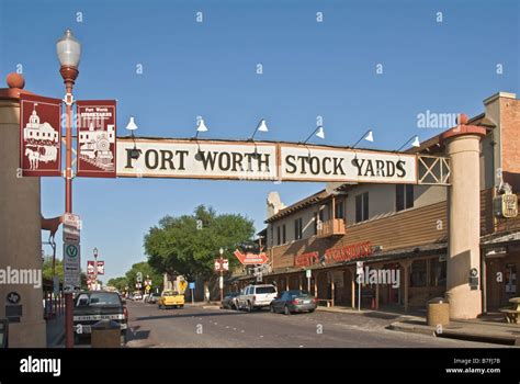 Texas Fort Worth Stockyards National Historic District Exchange Avenue ...