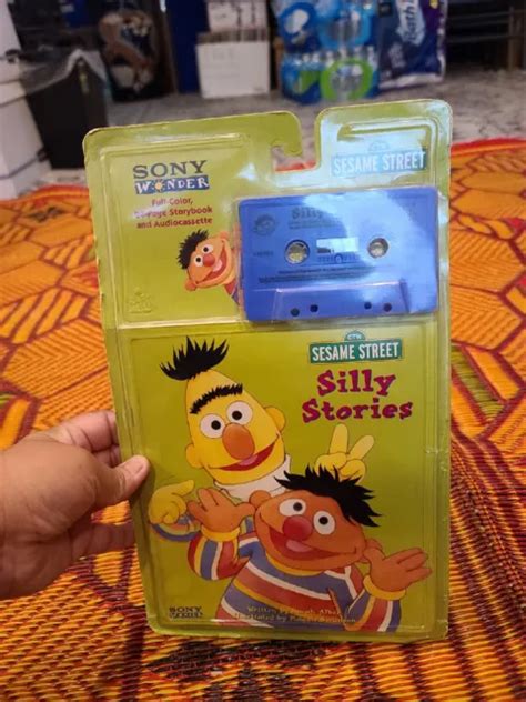 VTG 1998 SONY Wonder Sesame Street Silly Stories Storybook And Audio ...