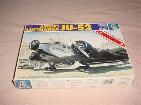 ITALERI ,1/72 , JUNKERS LUFTHANSA Ju-52 MODEL KIT # 150 (NIB) $32.00 ...