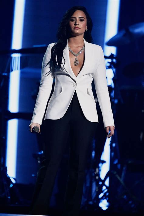 Demi Lovato Performs at Grammy Awards 2016 in Los Angeles, CA