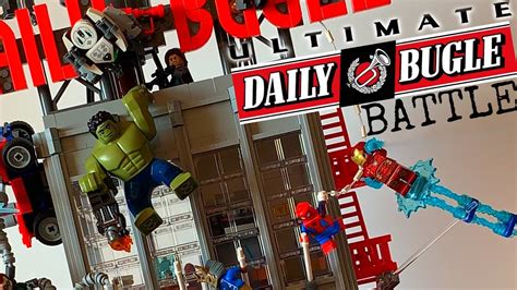 ULTIMATE LEGO DAILY BUGLE BATTLE DISPLAY! - YouTube