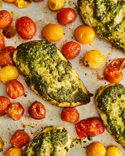 30-Minute Pesto Chicken with Burst Cherry Tomatoes | Kitchn