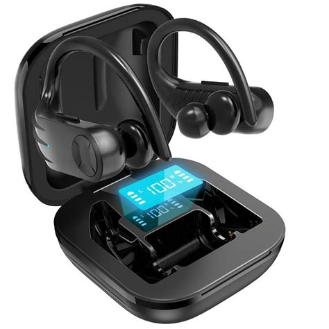 Wireless Earbuds Bluetooth Headphones 5.0 True Wireless Sport Earphones ...