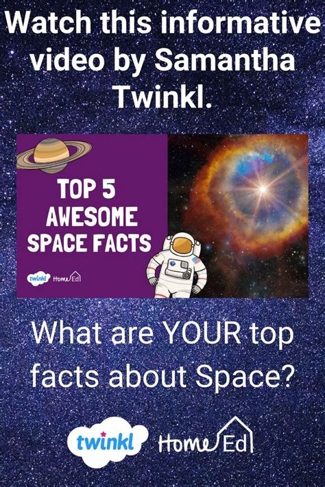 Top 5 Space Facts | Space facts, Facts, Informative