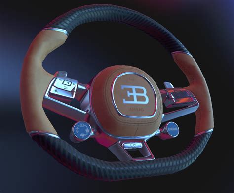 ArtStation - Bugatti Chiron steering wheel