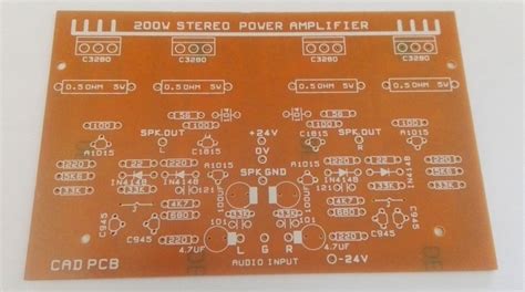 200W Stereo Power Amplifier PCB (24V Dual) - Electronic Components Parts Shop Sri Lanka