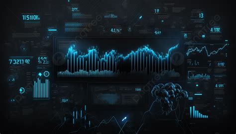 Science And Technology Big Data Operation Panel Advertising Background ...