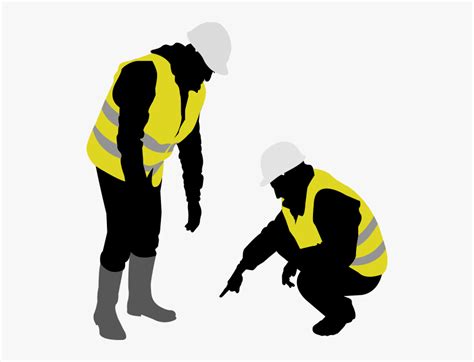 Contractor Clipart Factory Worker - Silhouette Construction Worker Png, Transparent Png ...