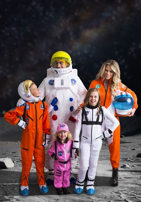 Orange Astronaut Jumpsuit Costume for Kids | Astronaut Costumes