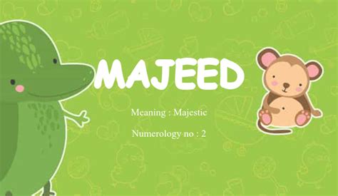 Majeed Name Meaning