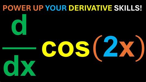 Derivative of cos(2x) in Just 1 Minute ⏱️🚀 | Master Calculus Fast & Easy 🎓 - YouTube