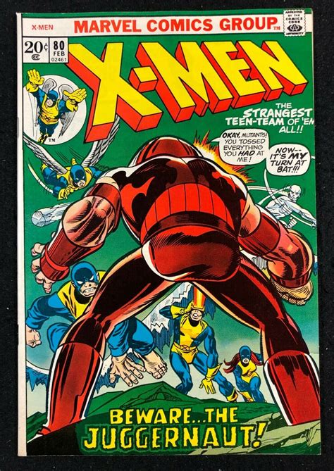 | X-Men (1963) #80 NM- (9.2) New Juggernaut Cover