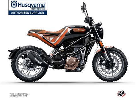 Husqvarna Svartpilen 401 Street Bike Skramb Graphic Kit Orange | Kutvek