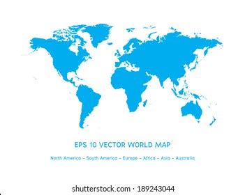 World Map Labeled Oceans Seas Isthmus Stock Vector (Royalty Free) 2114298800