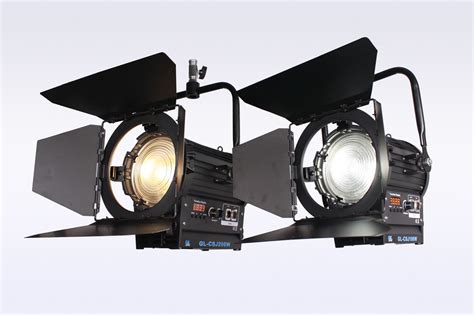 TV Studio Lights 200W LED Fresnel Stage Lighting Bi Color High TLCI/CRI ...