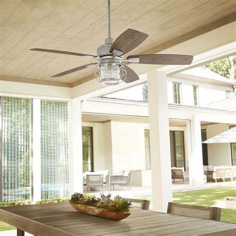 Quorum Galveston 52" Outdoor Ceiling Fan in Galvanized | Ceiling fan ...