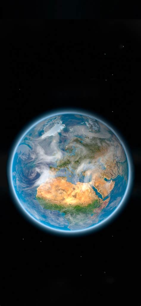 iOS 16 - Earth (Day View) - Europe - Wallpapers Central