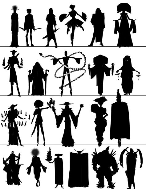 Image result for rpg silhouettes | silhouettes | Character design inspiration, Character design ...