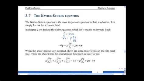 Navier Stokes Equation Explained - Tessshebaylo