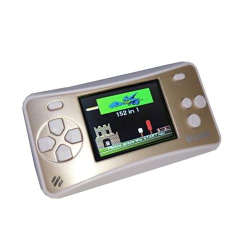 Retro Handheld Pocket Game Player Console – 152 in 1 (Gold) – Games and Gizmos