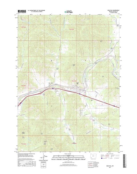 Gold Hill Oregon Map - Map Of Rose Bowl