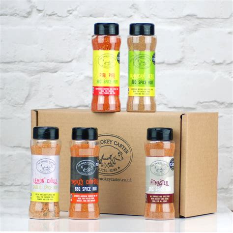 Barbecue Favourites Rub And Seasoning Set By The Smokey Carter | notonthehighstreet.com