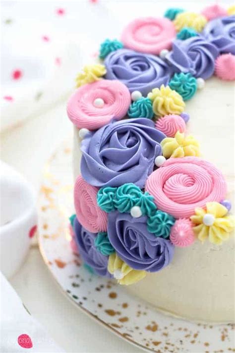 Buttercream Flower Cake - Beyond Frosting