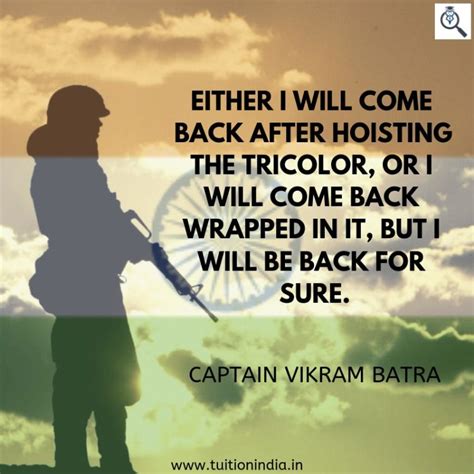 Captain Vikram Batra Quotes - Wigrasa