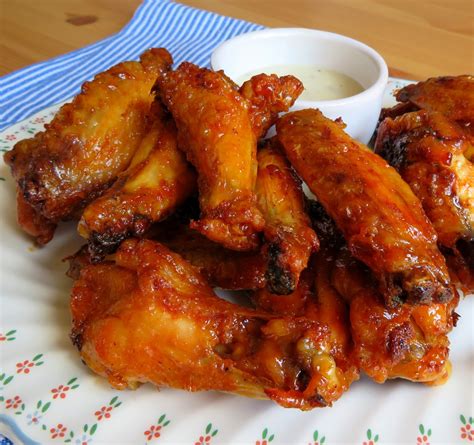 Crispy Baked Hot Wings | The English Kitchen