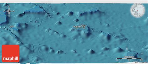 Satellite Panoramic Map of Chuuk