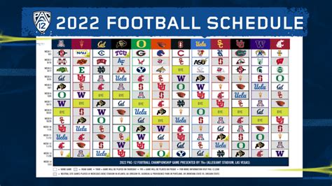 2022 Football Schedule by Week & Team | SuperWest Sports