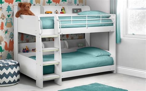 Julian Bowen Domino White Bunk Bed - Dublin Beds