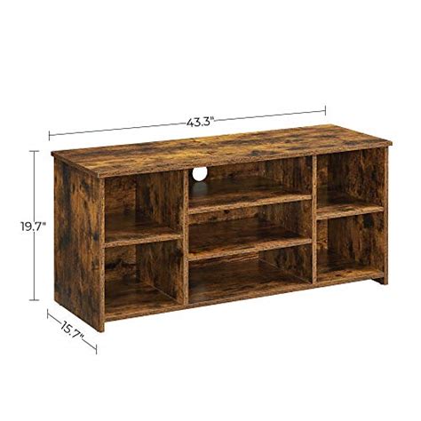 VASAGLE TV Stand, Television Stands, TV Console, TV Cabinet for TVs up to 43 Inches, TV Table ...