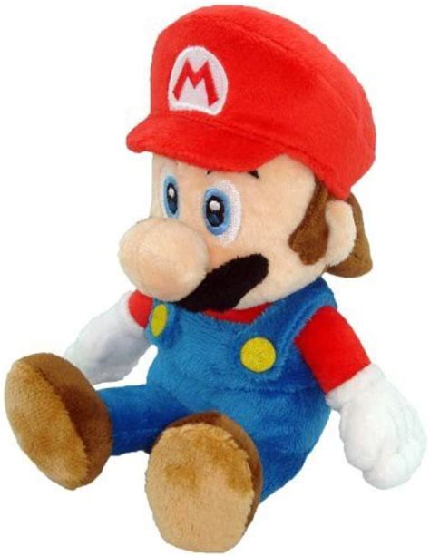 Sanei Super Mario Plush 8" Mario Soft Plush (Japanese Import) - Super Mario Plush 8" Mario Soft ...