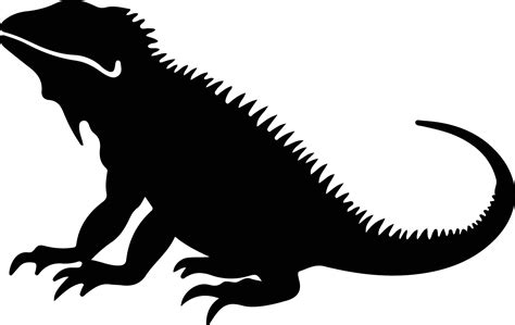 lizard black silhouette 38101569 Vector Art at Vecteezy