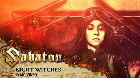 SABATON - Night Witches (Official Lyric Video) - YouTube