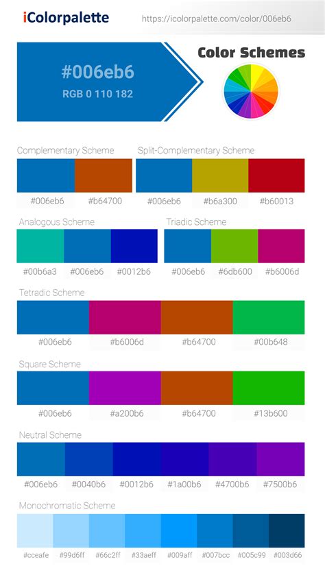 Pantone 300 U Color | Hex color Code #006EB6 information | Hsl | Rgb | Pantone