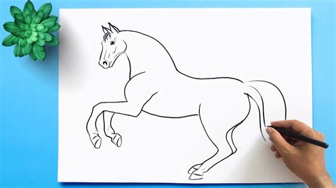 How to Draw a Horse 🐴 Horse Drawing Easy - YouTube