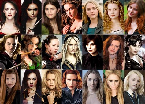 Female characters from different fantasy movies.... | Fantasy movies ...