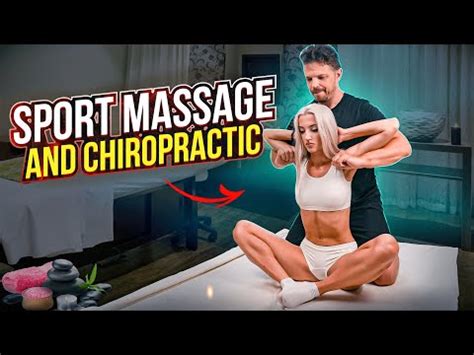 CHIROPRACTIC ADJUSTMENTS AND NECK CRACKING - SPORT MASSAGE AND STRETCHING