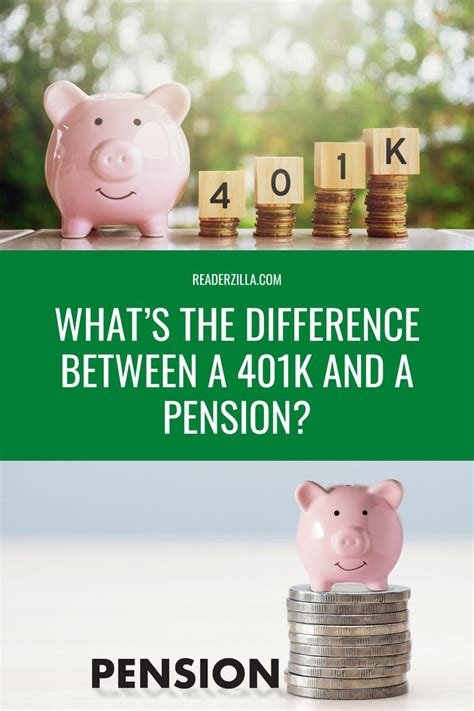 What’s the Difference Between a 401k and a Pension? Pinterest Pin ...