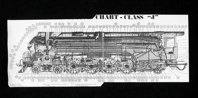 J class steam locomotive, 4-8-2 superheated; cutaway drawing - Museum ...