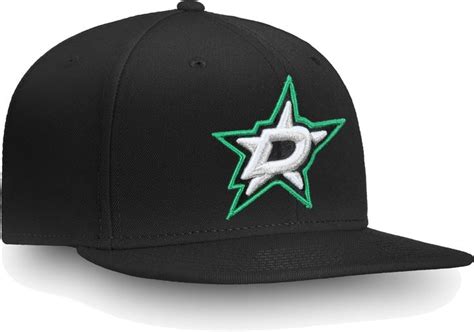 NHL Men's Dallas Stars Core Logo Black Snapback Adjustable Hat | Black snapback, Dallas stars ...