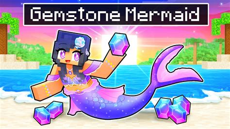 Playing Minecraft as a GEMSTONE MERMAID! - YouTube