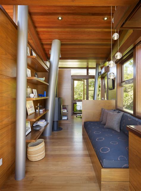 Peek inside the modern micro cabin 'treehouse' that's only 170 square feet! - AOL Lifestyle