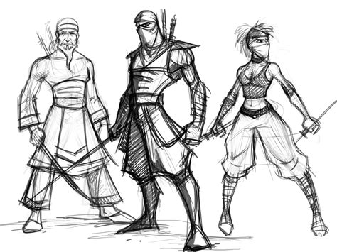 ninja poses - Google Search | Female ninja, Ninja, Female drawing