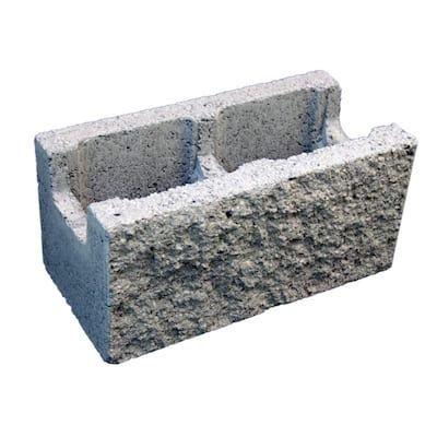 8 in. x 8 in. x 16 in. Gray Concrete Block-100002700 - The Home Depot