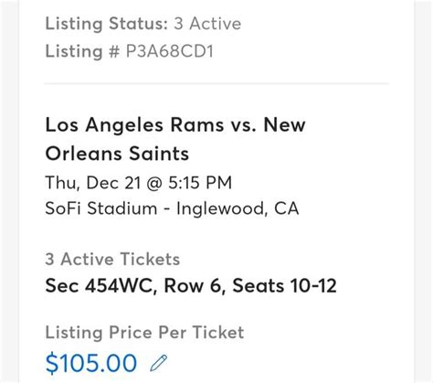 Saints Rams Tickets | New Orleans Saints - SaintsReport.com